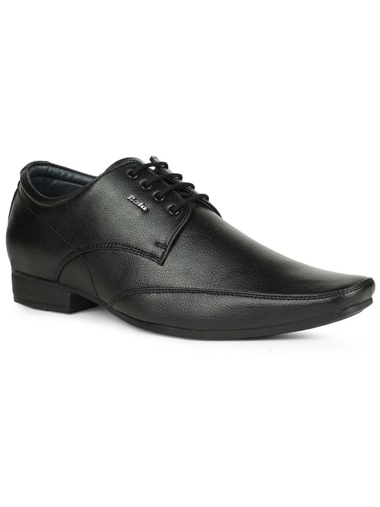     			Bata Black Men's Derby Formal Shoes