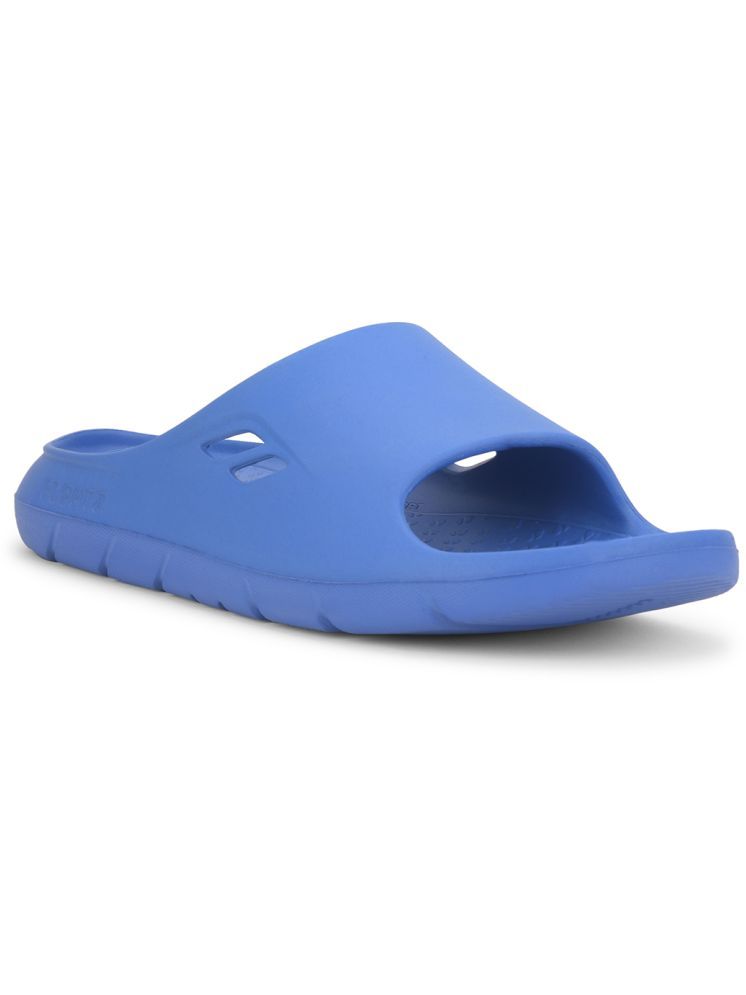     			Bata Blue Men's Slide Flip Flop