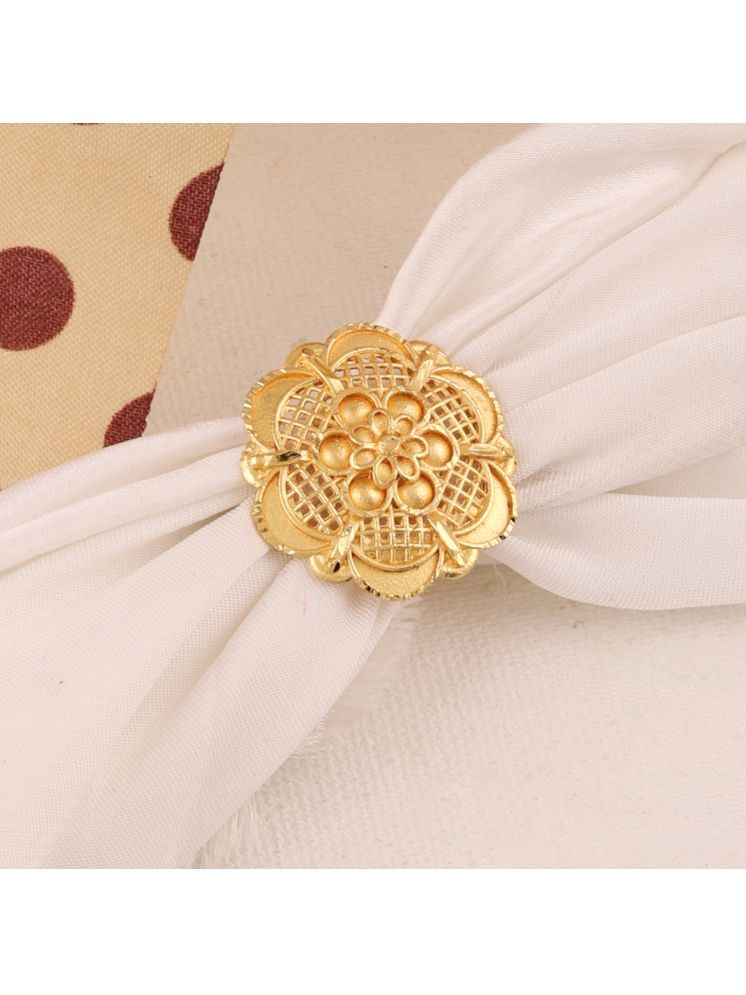     			Bhagya Lakshmi Golden Rings ( Pack of 1 )