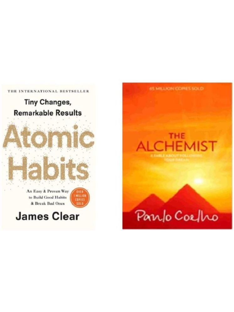     			Combo Of 2 Pack By The Alchemist & Atomic Habits Paperback , English Book By James Clear Paulo Coelho