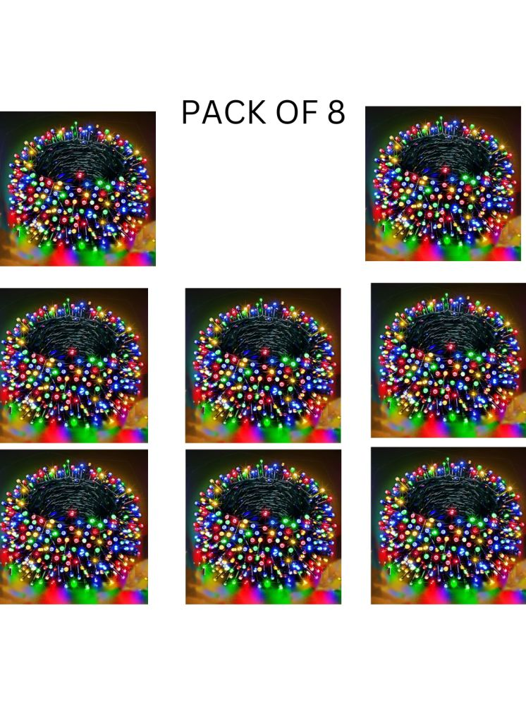     			Kadio Multicolor 15M String Light ( Pack of 8 )