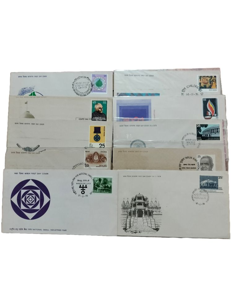     			Rare 10 Different First Day Covers