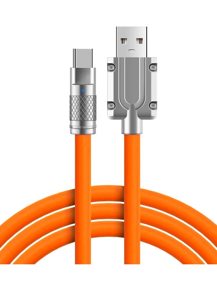     			Vertical9 1m Data Cables Type-C Super Fast Charging - Orange