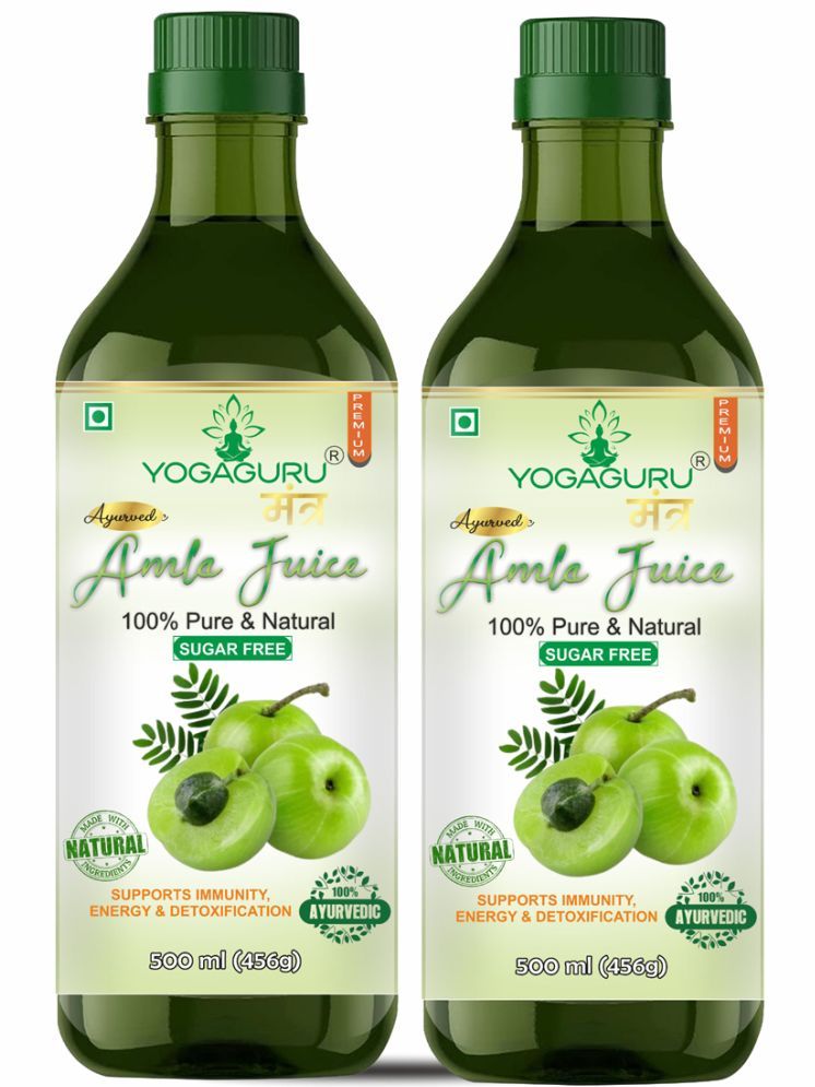     			yogaguru mantr ayurvedic amla juice 500ml pack of 2