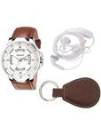 HMCT Brown PU Analog Men's Watch