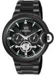 Hala Black Stainless Steel Analog Men's Watch