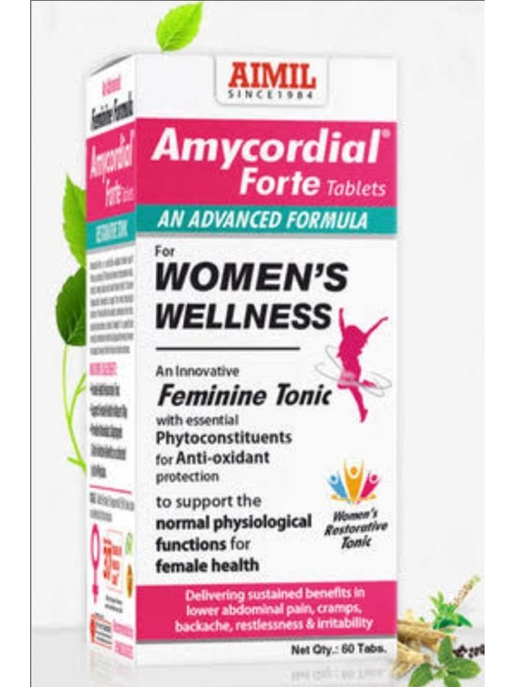     			AIMIL AYURVEDA AIMIL AYURVEDA AMYCORDIAL FORTE  60 TABLETS