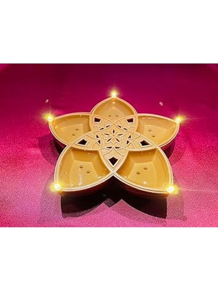     			ATIPRIYA Plastic Panchmukhi Diya Diya - Pack of 1