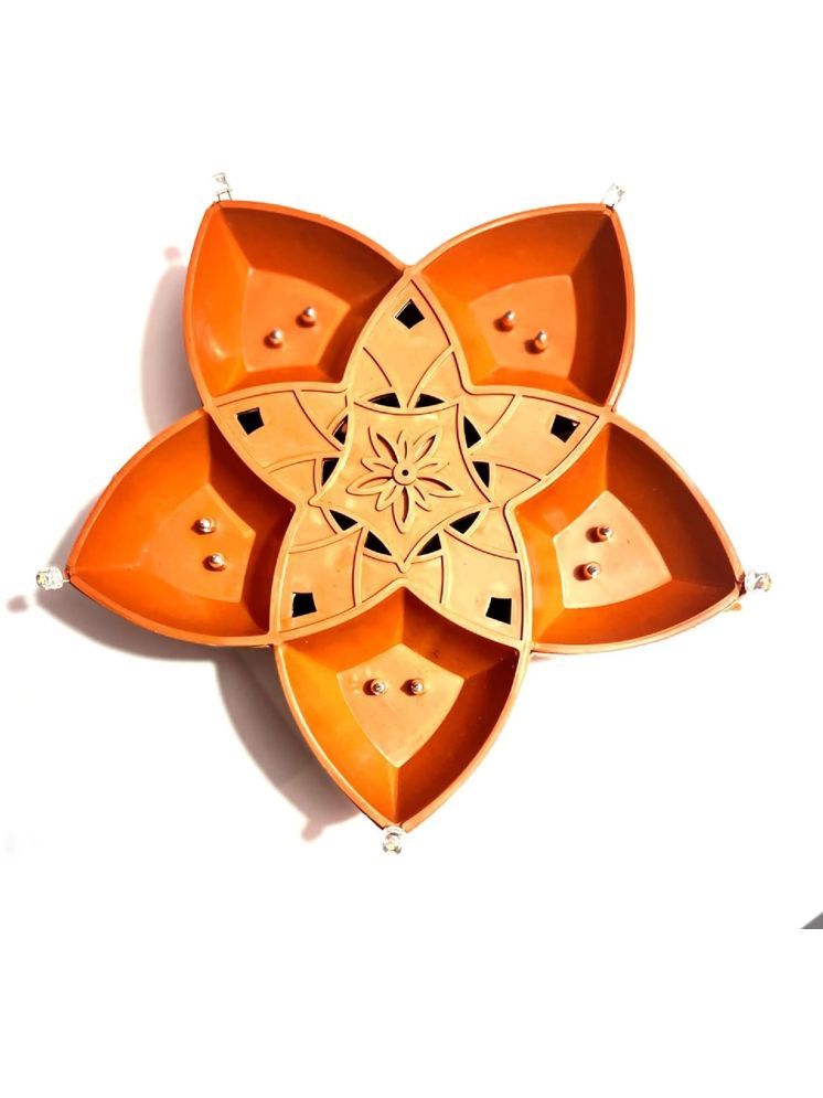     			ATIPRIYA Plastic Panchmukhi Diya Diya - Pack of 1