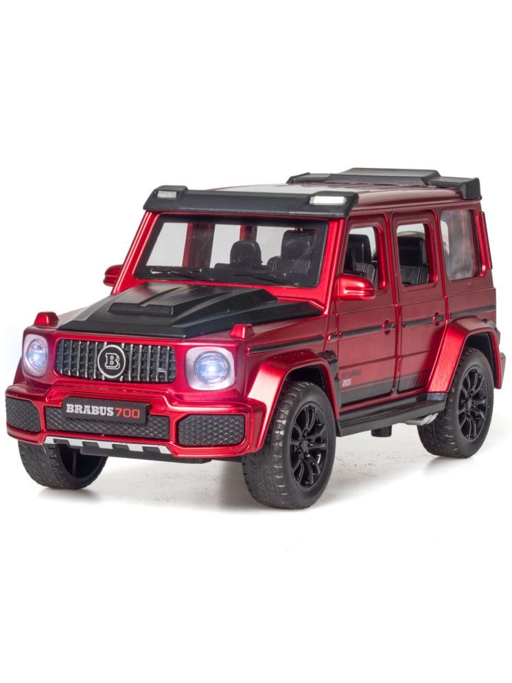     			Bluebell Red Metal Car car Alloy Metal Pull Back Die-cast Car, Diecast Metal Pullback Toy car with Openable Doors