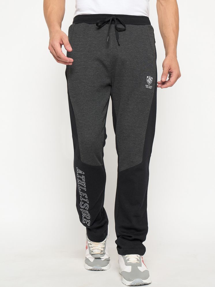     			Duke Black Cotton Blend Men's Trackpants ( Pack of 1 )