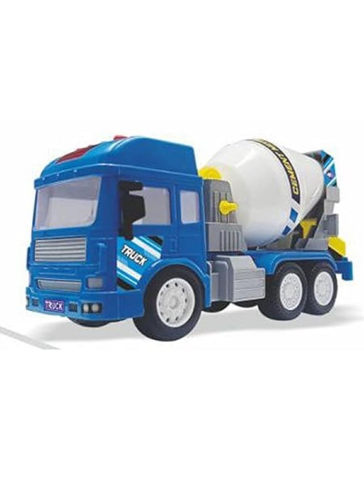     			FEDIFU  Cement Mixer Toys for Kids | Pull Back Vehicles Construction Unbreakable Plastic Truck with Light and Sound Truck, Friction Power Toy Trucks 3+ Years Old Boys Girls, & Kids-Multicolor