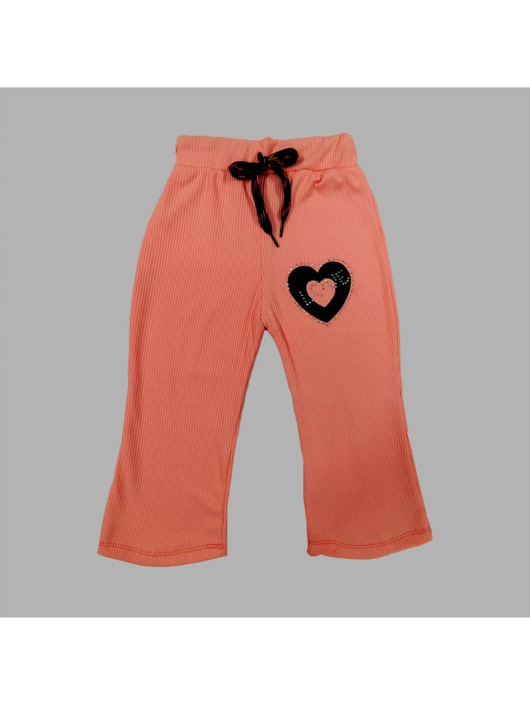     			Little funky cotton blnded regular fit flexi waistband casual pants for Kids Girls ( 2 Years to 8 Years)