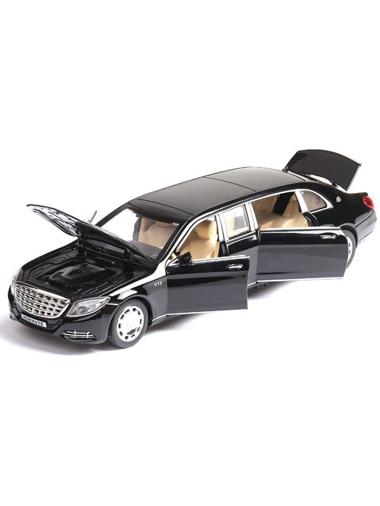     			PANSHUB 1:32 Maybach S600 Diecast Metal Pullback Toy car Exclusive Alloy Metal Pull Back Die-cast Car with Openable Doors For Kids