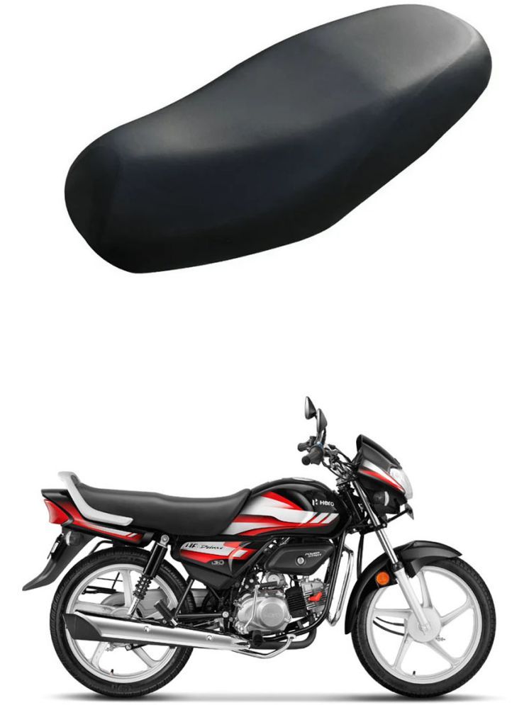     			RONISH Bike/Scooty Seat Cover Black For Hero HF Deluxe