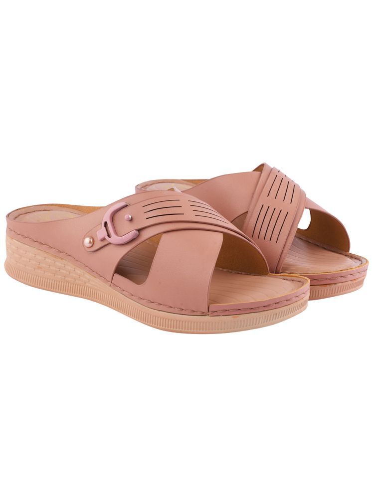     			Stylestry Peach Women's Sandal Heels