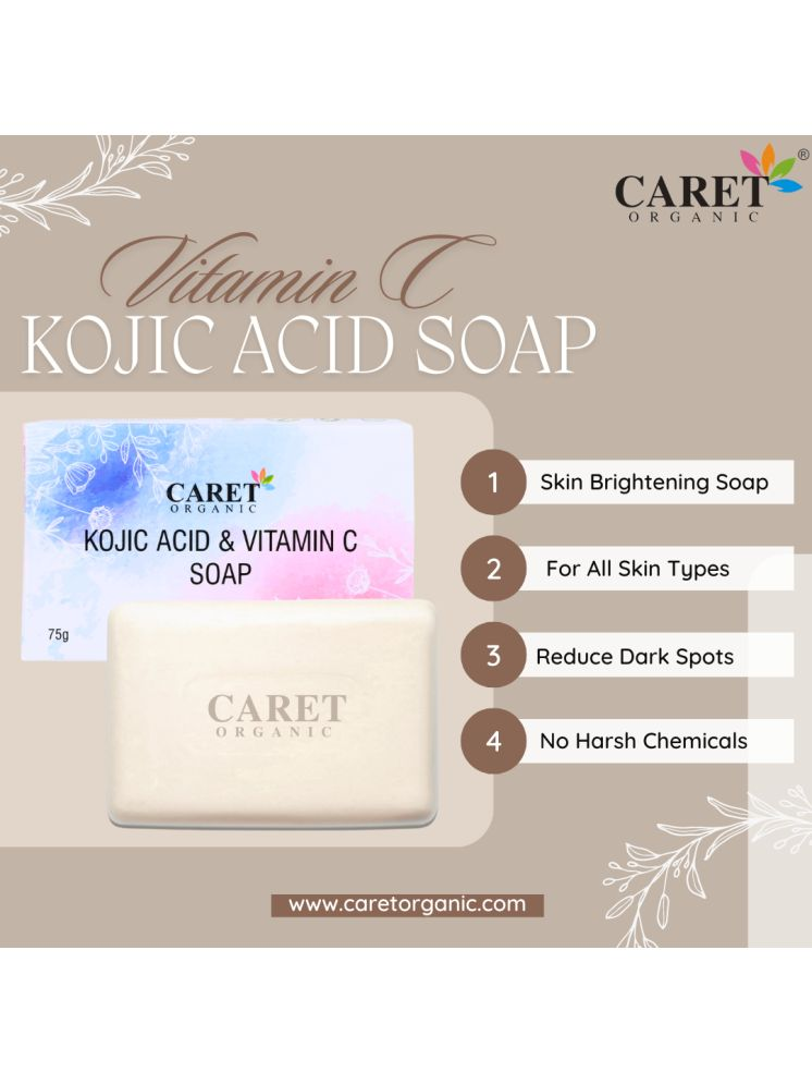     			Caret Organic Beauty Kojic Acid & Vitamin C Bathing Bar for All Skin Type ( Pack of 1 )