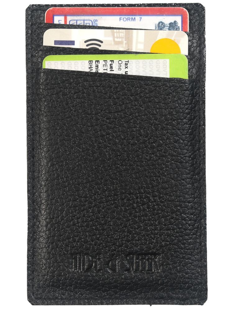     			Hide&Sleek Leather Card Holder ( Pack 1 )