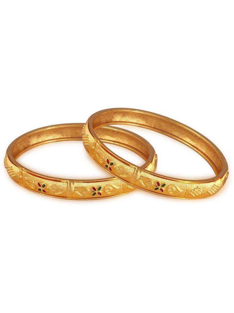     			Vighnaharta Gold Bangle Set ( Pack of 1 )