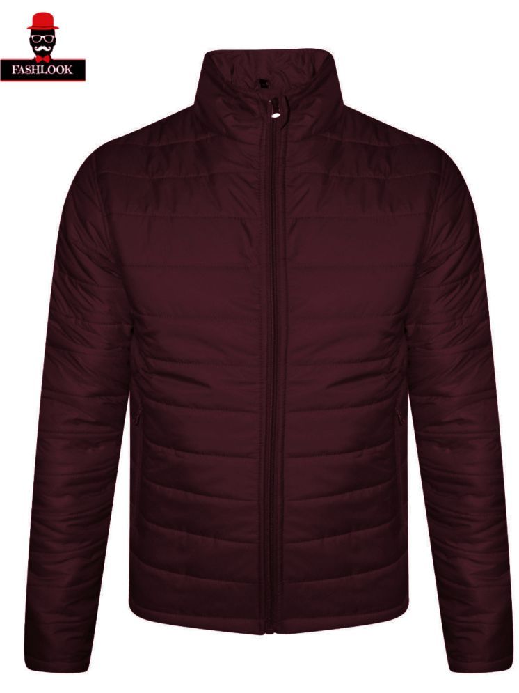     			nikline Polyester Men's Puffer Jacket - Maroon ( Pack of 1 )