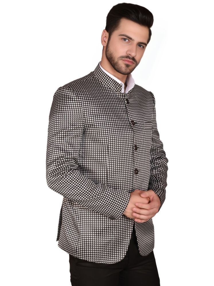     			roundfeet Cotton Men's Blazer - Grey ( Pack of 1 )