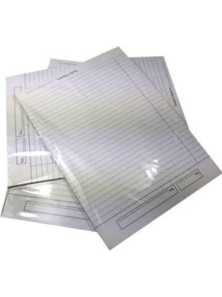     			Eclet A4 One Side Ruled 40 Sheets Paper for School Assignment Work and for Office Work Different Color Sheet A4 90 gsm Project Paper  (Set of 1, White)