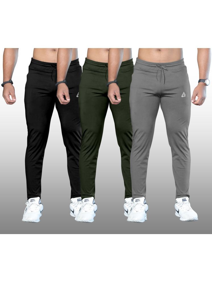     			FTX Blue Lycra Men's Trackpants ( Pack of 3 )