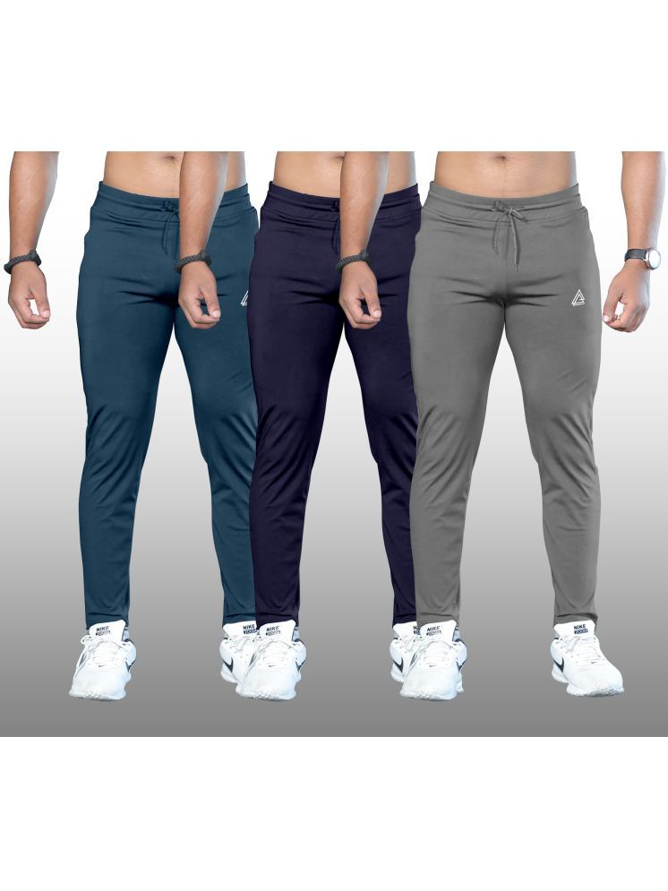     			FTX Light Grey Lycra Men's Trackpants ( Pack of 3 )