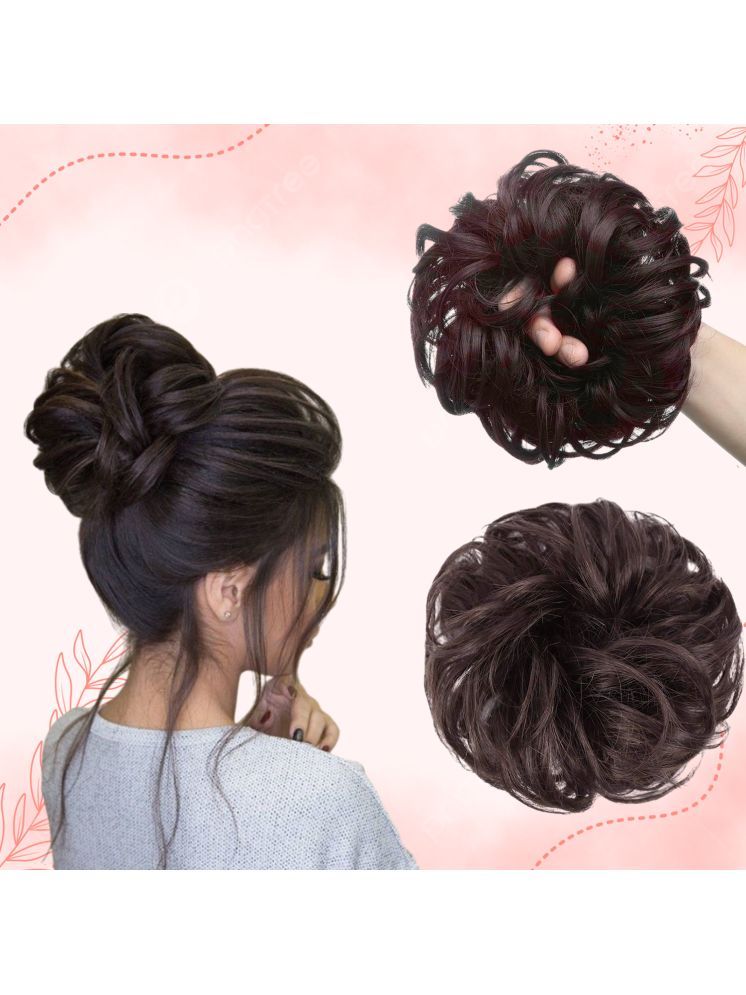     			LYKAA Brown Women's Hair Bun ( Pack of 1 )