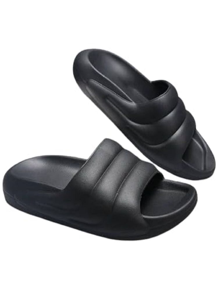     			RADHIKA GROUP Black Men's Daily Slipper