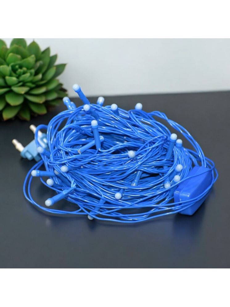     			REIRSON Blue 10Mtr String Light ( Pack of 4 )