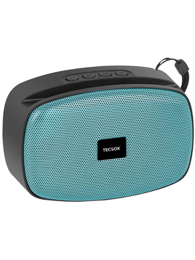     			Tecsox Stone351 5 W Bluetooth Speaker Bluetooth V 5.1 with USB,SD card Slot,Aux Playback Time 6 hrs Teal