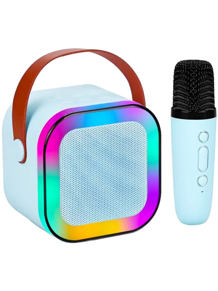     			Vertical9 Microphone Wireless 10 W Bluetooth Speaker Bluetooth v5.0 with USB,SD card Slot,Aux Playback Time 6 hrs Assorted