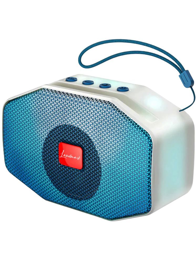     			Vertical9 Portable Wireless 5 W Bluetooth Speaker Bluetooth v5.0 with USB,SD card Slot Playback Time 6 hrs Blue