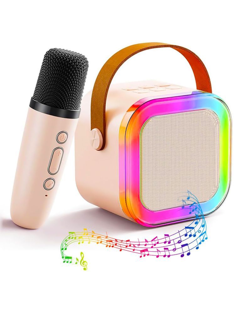     			Vertical9 Wireless 10 W Bluetooth Speaker Bluetooth V 5.0 with USB,SD card Slot,Aux Playback Time 6 hrs Pink