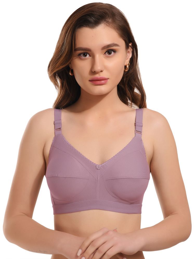     			Viral Girl Pack of 1 Cotton Blend Non Padded Women's Minimizer Bra ( Purple ) MV-DOVE-LIGHTPURPLE