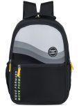 Priority Black PU Backpack With Raincover ( 38 litres )