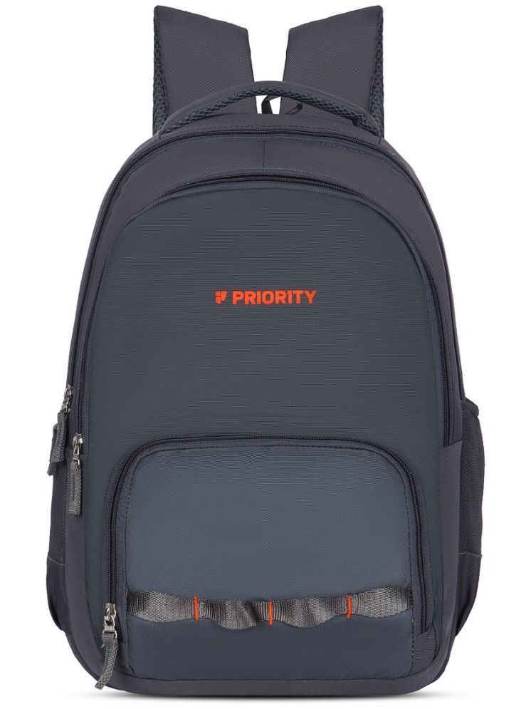     			Priority 38 Ltrs Grey Laptop Bags