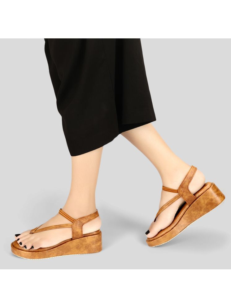     			Rimezs Tan Women's Sandal Heels