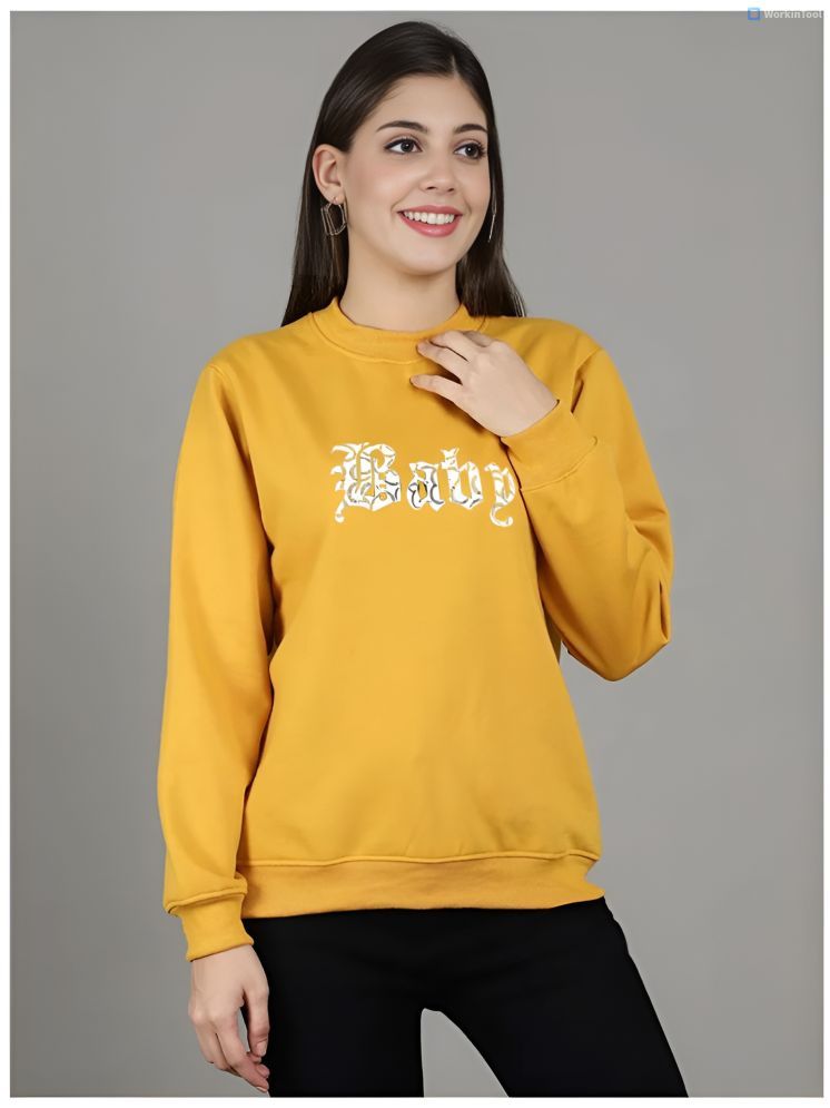     			Unicus Apparel Fleece Women's Hooded Sweatshirt ( Yellow )