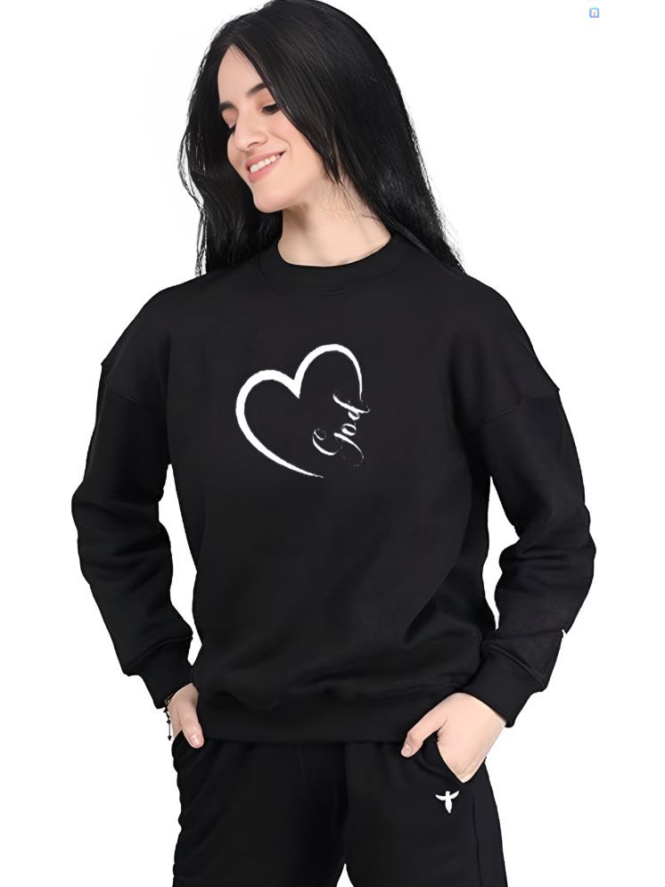     			Unicus Apparel Fleece Women's Hooded Sweatshirt ( Black )