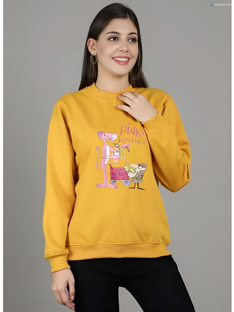     			Unicus Apparel Fleece Women's Hooded Sweatshirt ( Yellow )