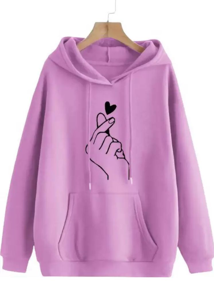     			Unicus Apparel Fleece Women's Hooded Sweatshirt ( Purple )