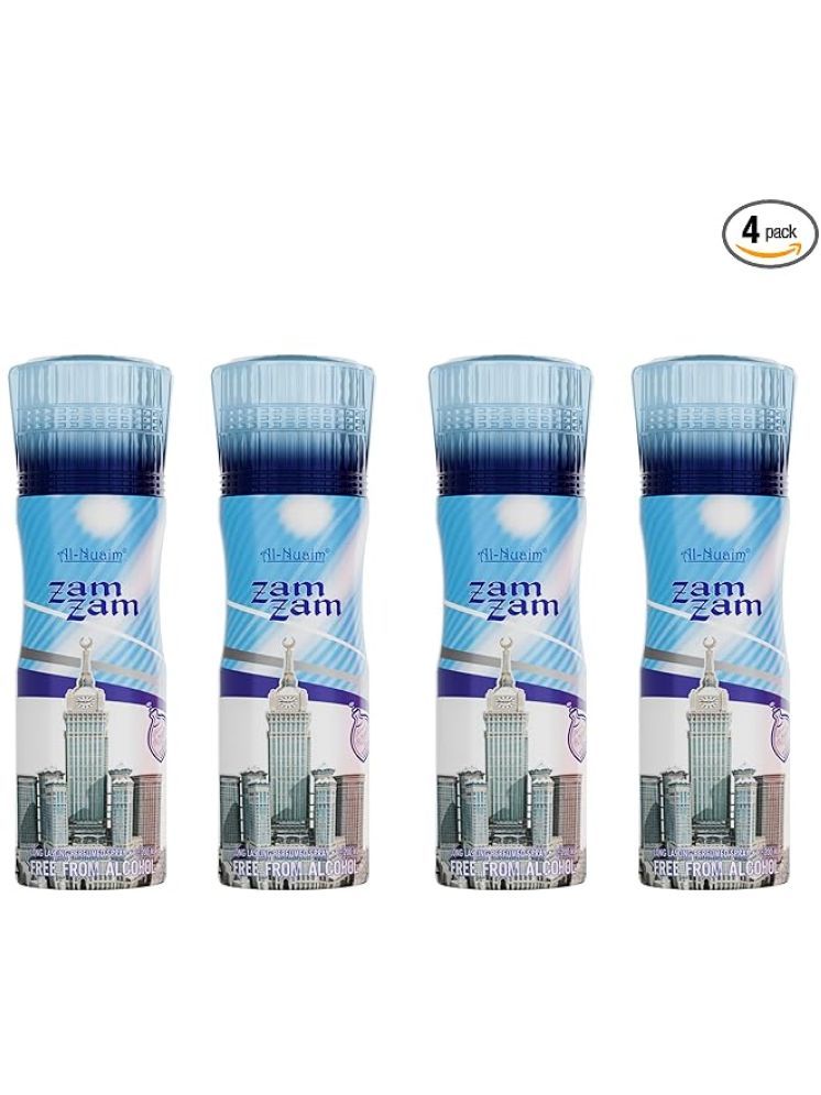     			Al-Nuaim ZamZam Deodorant Spray for Men 550 ml ( Pack of 4 )