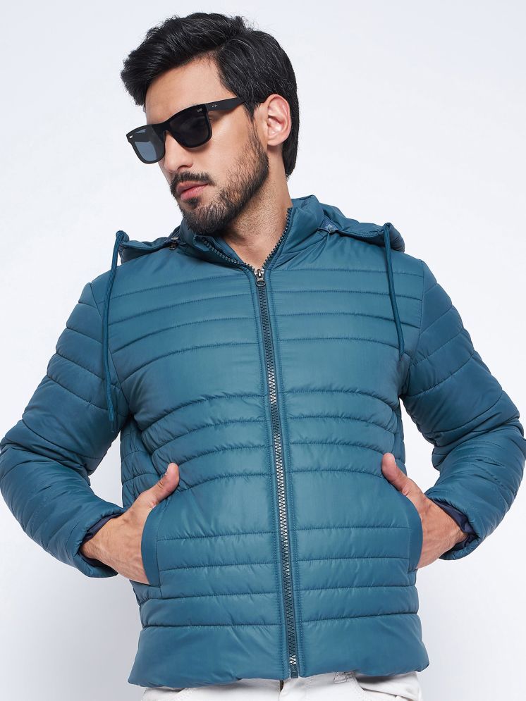     			VERO MODERNO Polyester Men's Puffer Jacket - Navy ( Pack of 1 )