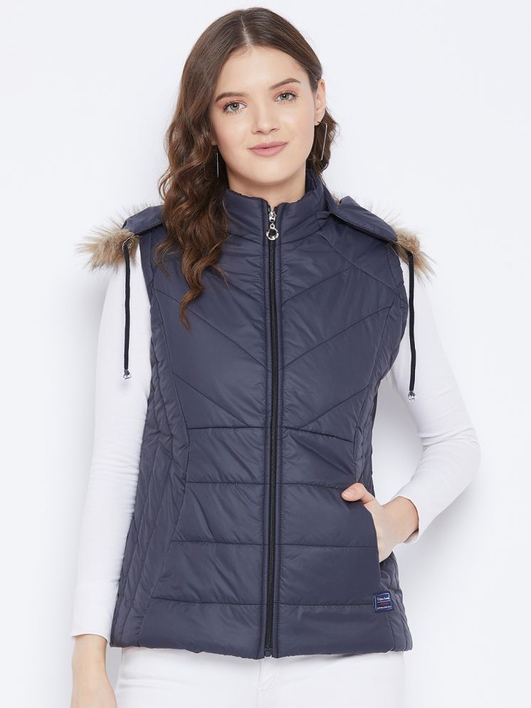     			VERO MODERNO - Polyester Navy Puffer