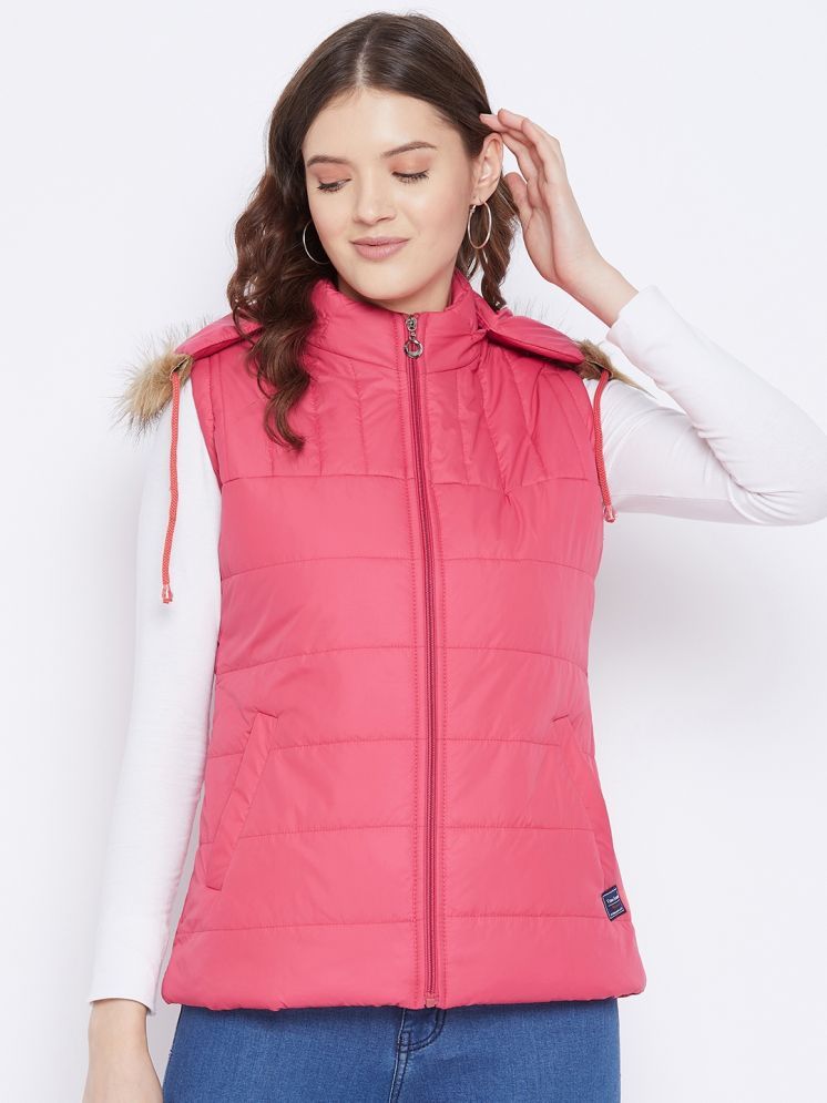     			VERO MODERNO - Polyester Pink Puffer