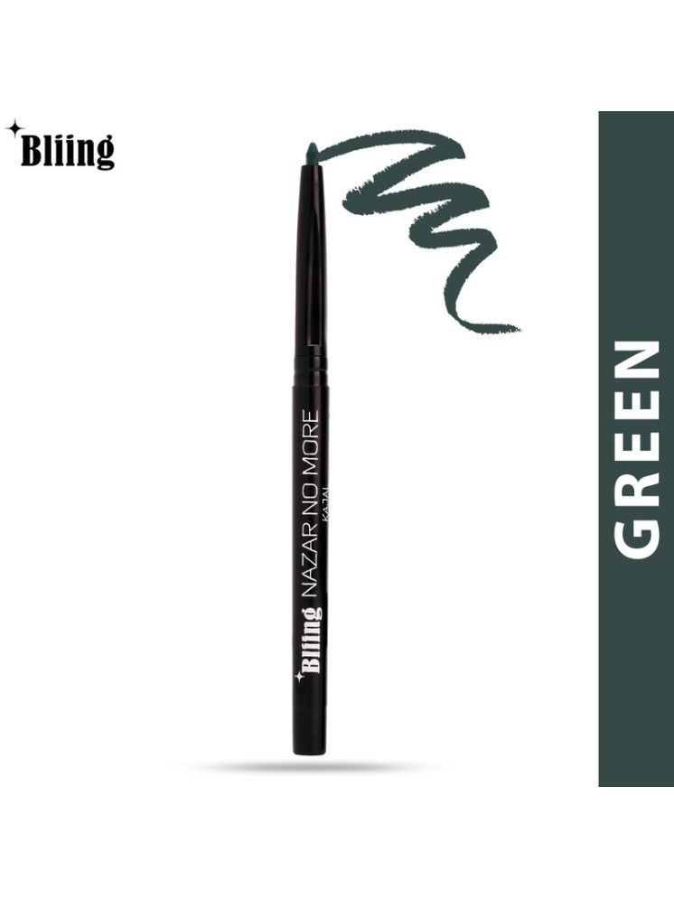     			Bliing Green Matte Kajal 35 g Stick ( Pack of 1 )