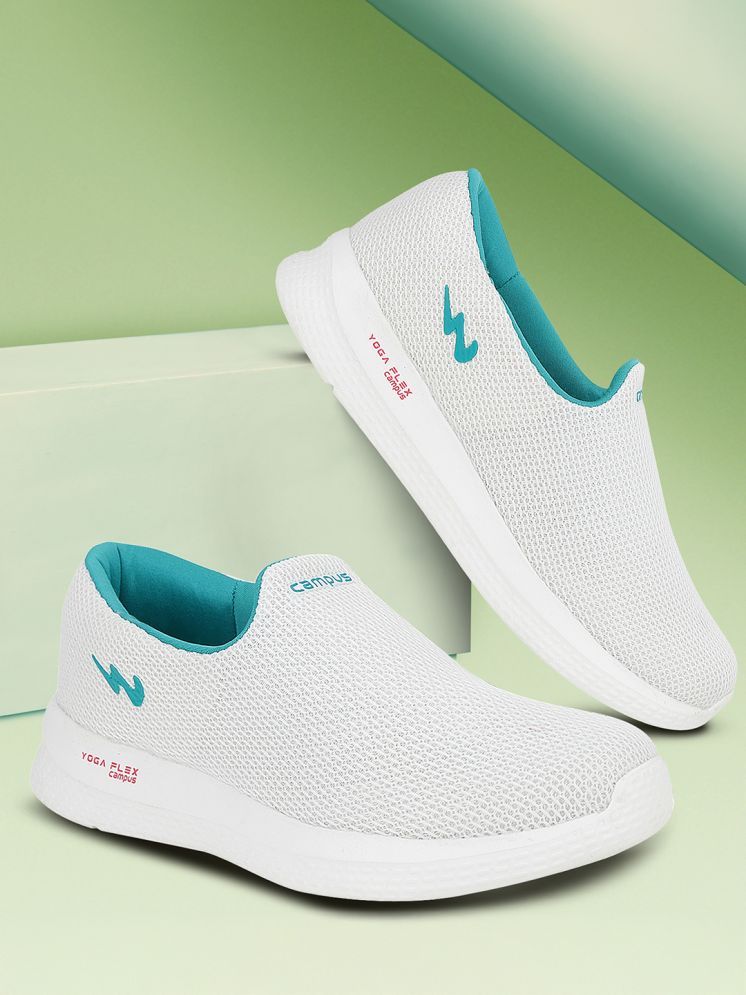     			Campus White Women's Slip On