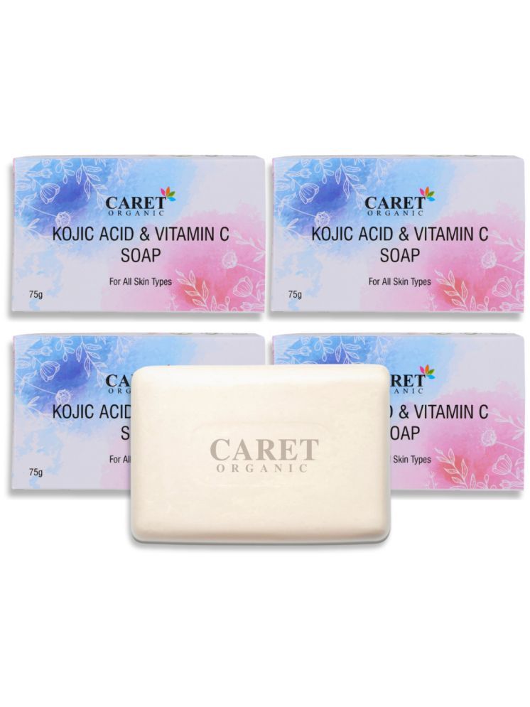     			Caret Organic Skin Whitening & Vitamin C Bathing Bar for All Skin Type ( Pack of 4 )